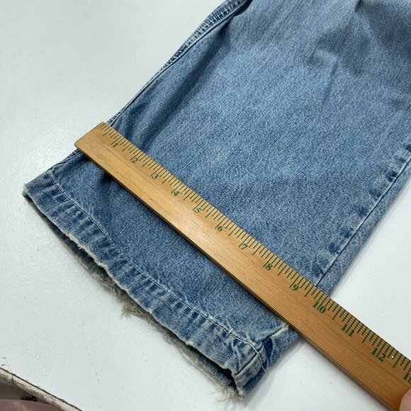 Abercrombie & Fitch Vintage Cargo Jeans Mens XLDistressed Blue *Flaw* 2916 - Picture 14 of 15